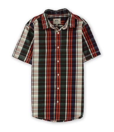 Ecko Unltd. Mens Tekrd Plaid Combo Button Up Shirt - S