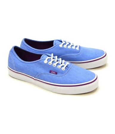 Vans Unisex Authentic Washed Twill Sneakers - M 3.5 - W 5