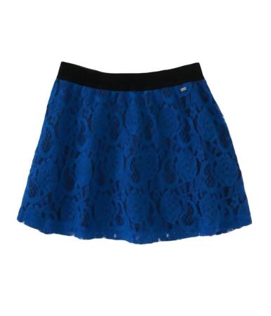 Aeropostale Womens Lacey Overlay Woven Mini Skirt - XL