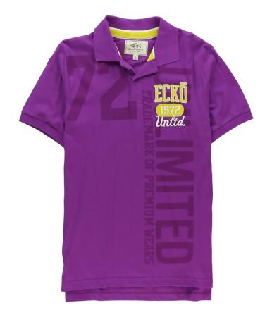 Ecko Unltd. Mens Numeral Block Rugby Polo Shirt - S