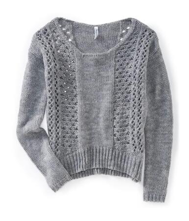 Aeropostale Womens Sheer Panel Knit Sweater - XS