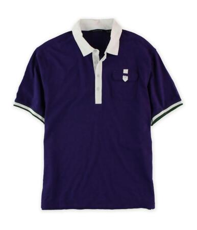 Sean John Mens Colorblock Rugby Polo Shirt - S