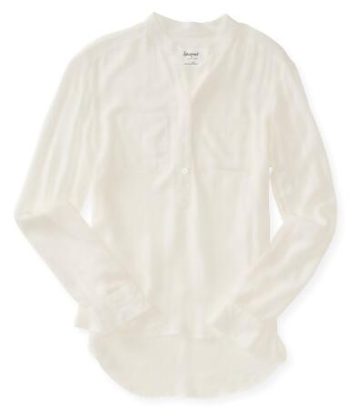 Aeropostale Womens Semi-Sheer Henley Shirt - XL