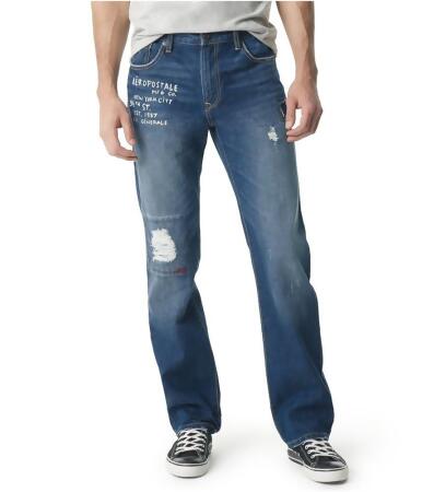 Aeropostale Mens Essex Straight Leg Jeans - 27