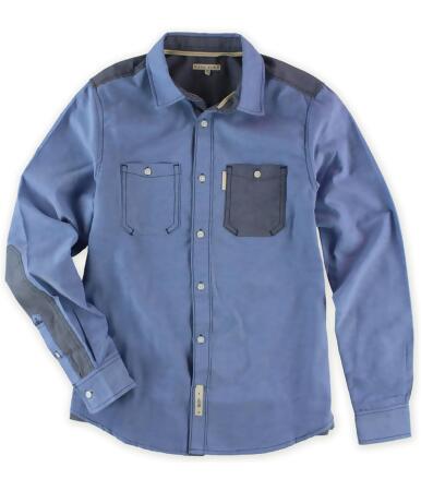 Marc Ecko Mens Utility Ox Ls Button Up Shirt - XS