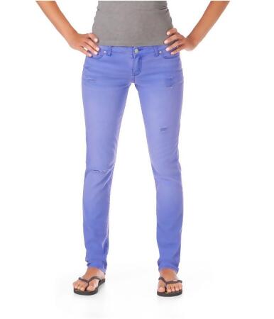 Aeropostale Womens Low Rise Signature Bayla Skinny Fit Jeans - 3/4