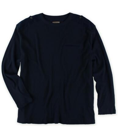Alfani Mens Solid Ls Thermal Sweater - Big 2X