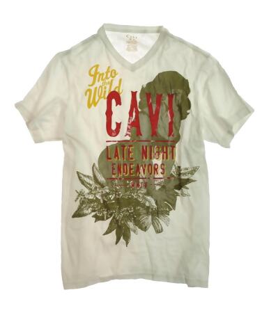 Cavi Mens Into The Wild Screen Print Graphic T-Shirt - 2XL