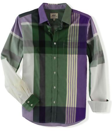 Ecko Unltd. Mens Bright Plaid Ls Button Up Shirt - M