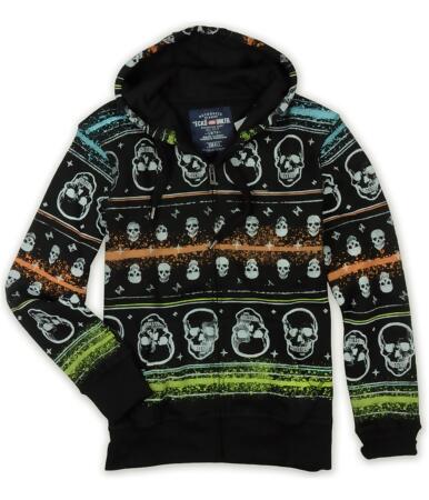 Ecko Unltd. Mens Neon Group Skull Print Hoodie Sweatshirt - XS