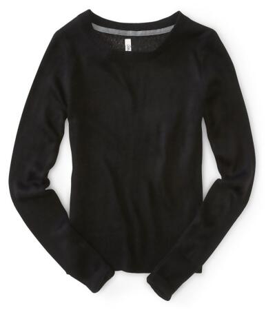 Aeropostale Womens Ls Crew Neck Knit Sweater - S