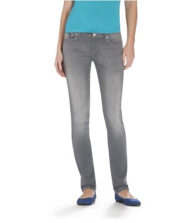 Aeropostale Womens Rhinestone Pockets Skinny Fit Jeans - 1/2