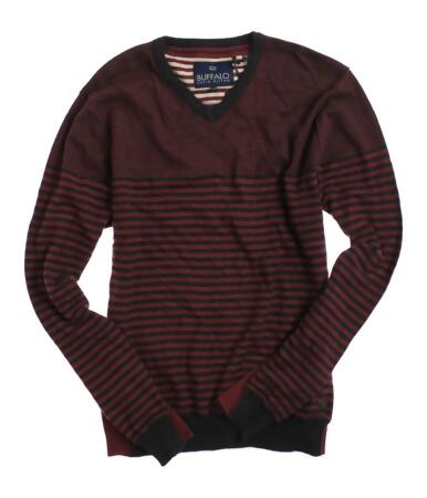 Buffalo David Bitton Mens V-Neck Knit Sweater - L