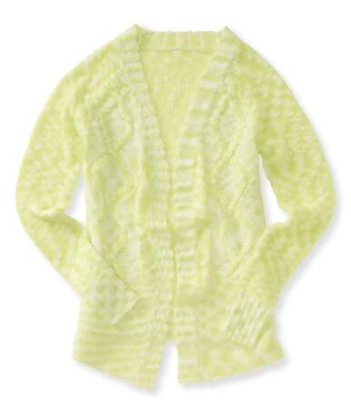 Aeropostale Womens Cable Knit Cardigan Sweater - S
