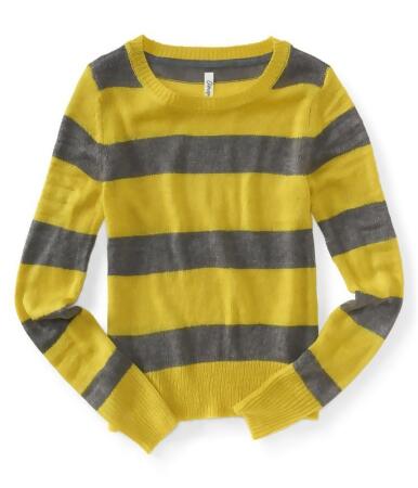 Aeropostale Womens Stripe Crew Knit Sweater - M