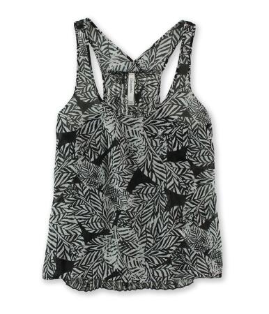 Aeropostale Womens Leaf Zebra Print Tank Top - XS