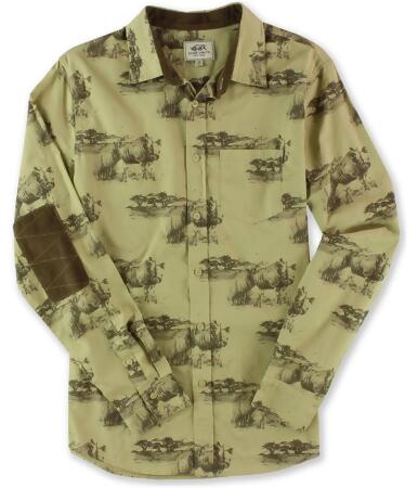 Ecko Unltd. Mens Skinny Rhino Button Up Shirt - L