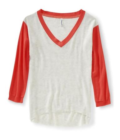 Aeropostale Womens V Neck Knit Sweater - S