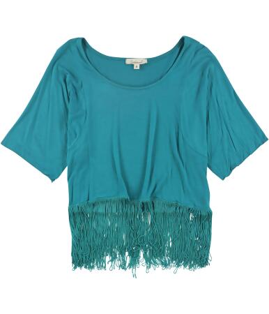 Testament Womens Fringed Pullover Blouse - S