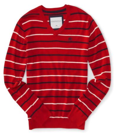 Aeropostale Mens Stripe A87 Knit Sweater - M