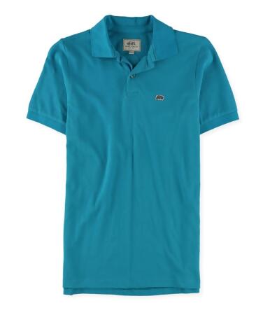 Ecko Unltd. Mens Wallburner Solid Color Rugby Polo Shirt - XS