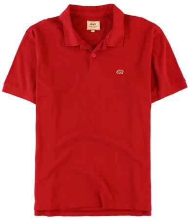 Ecko Unltd. Mens Wallburner Solid Color Rugby Polo Shirt - XS