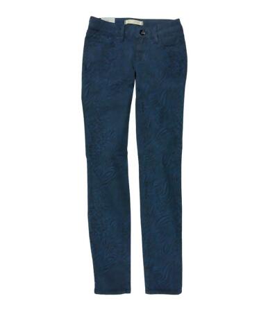 Bullhead Denim Co. Womens Low Rise Animal Skinny Fit Jeans - 13/14