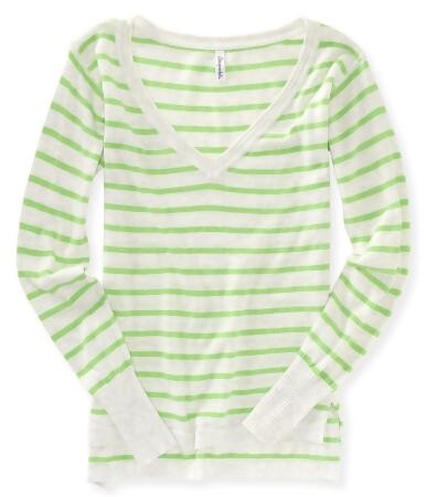 Aeropostale Womens Stripe Knit Sweater - XS