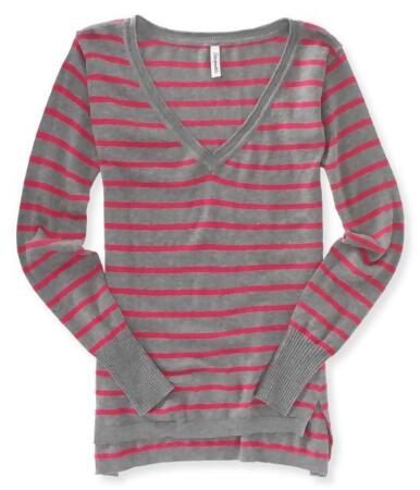 Aeropostale Womens Stripe Knit Sweater - L