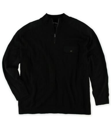 Alfani Mens 1/4 Zip Rib Mock Knit Sweater - Big 3X