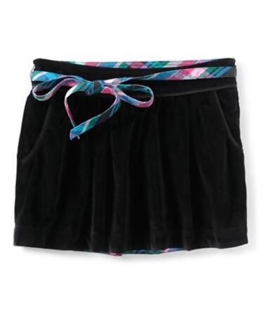 Aeropostale Womens Velour Removable Belt Mini Skirt - XL