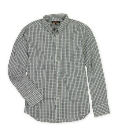 Ben Sherman Mens Plaid Ls Button Up Shirt - 2XL