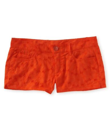 Aeropostale Womens Lace Shorty Casual Chino Shorts - 7/8
