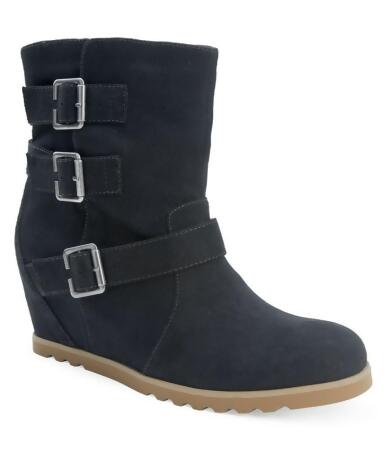 Aeropostale Womens Faux Suede Wedge Boots - 6