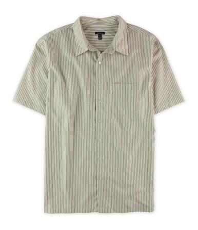 Van Heusen Mens Stripe Button Up Shirt - 3XL