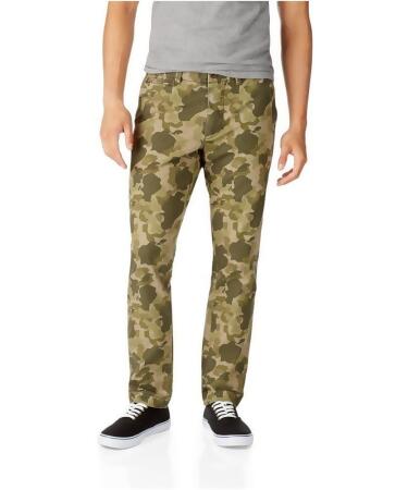 Aeropostale Mens Slim Straight Camo Casual Chino Pants - 31