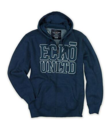 Ecko Unltd. Mens Branded Full Zip Hoodie Sweatshirt - XS