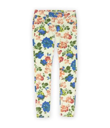 Dollhouse Womens Floral Pattern Skinny Fit Jeans - 7
