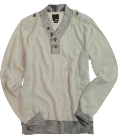 Bar Iii Mens 1/4 Button Up Knit Sweater - S