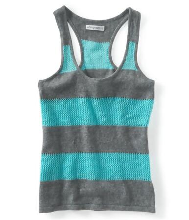 Aeropostale Womens Striped Tank Top - L