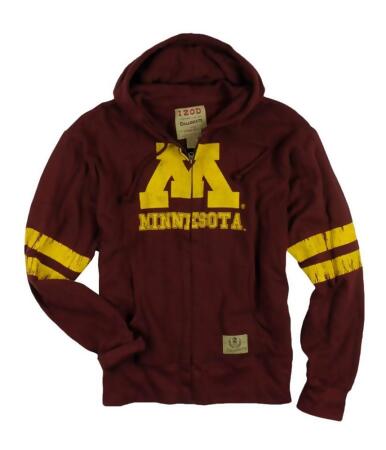 Izod Mens Collegiate Full Zip Hooded Sweatshirt - L