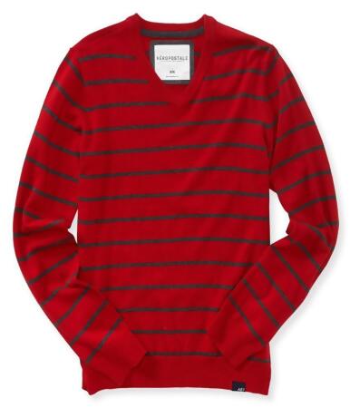 Aeropostale Mens Striped Pullover Sweater - L