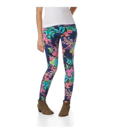 Aeropostale Womens Ashley Ultra Floral Skinny Fit Jeans - 13/14