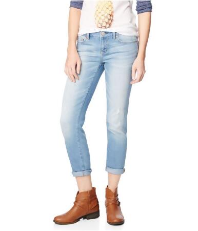 Aeropostale Womens Bayla Destroyed Skinny Fit Jeans - 000