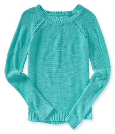 Aeropostale Womens Open Dot Knit Sweater - XS
