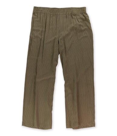 Style Co. Womens Geometric Wide Casual Trousers - L