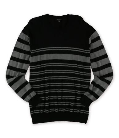 Sons Of Intrigue Mens Horizontal Stripe Pullover Sweater - 2XL