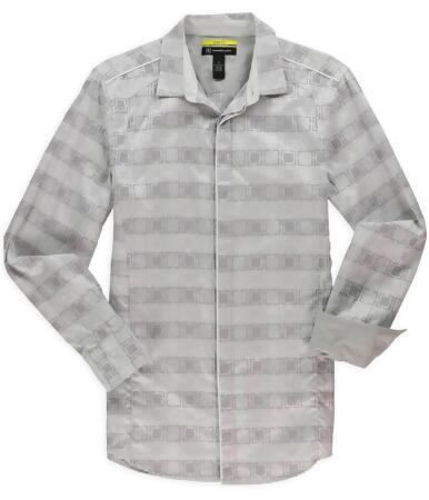 I-n-c Mens Retro Slim Fit Button Up Shirt - S