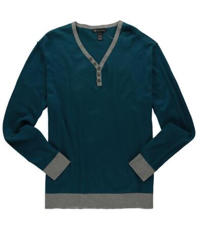 I-n-c Mens Henley Pullover Sweater - M
