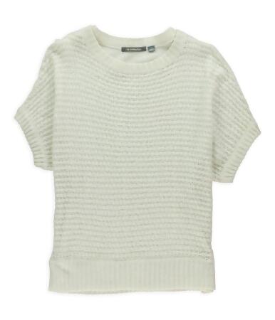 Ny Collection Womens Shimmer Knit Sweater - L